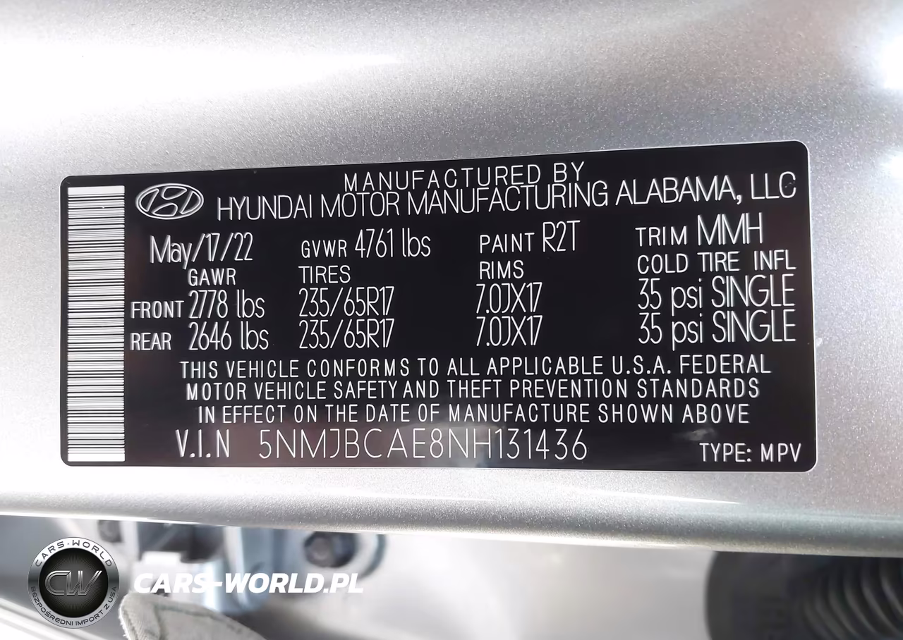 2022 Hyundai Tucson Sel VIN:5NMJBCAE8NH131436 - 9