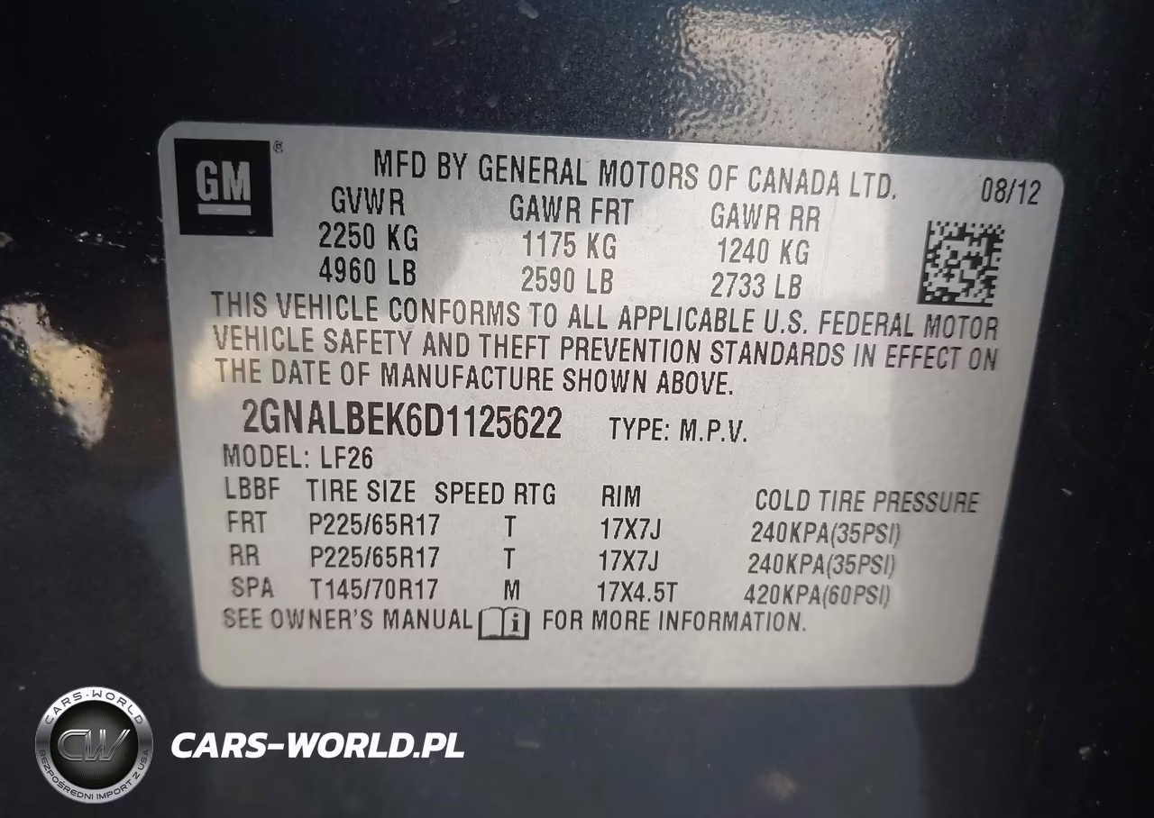 2013 Chevrolet Equinox Ls VIN:2GNALBEK6D1125622 - 9