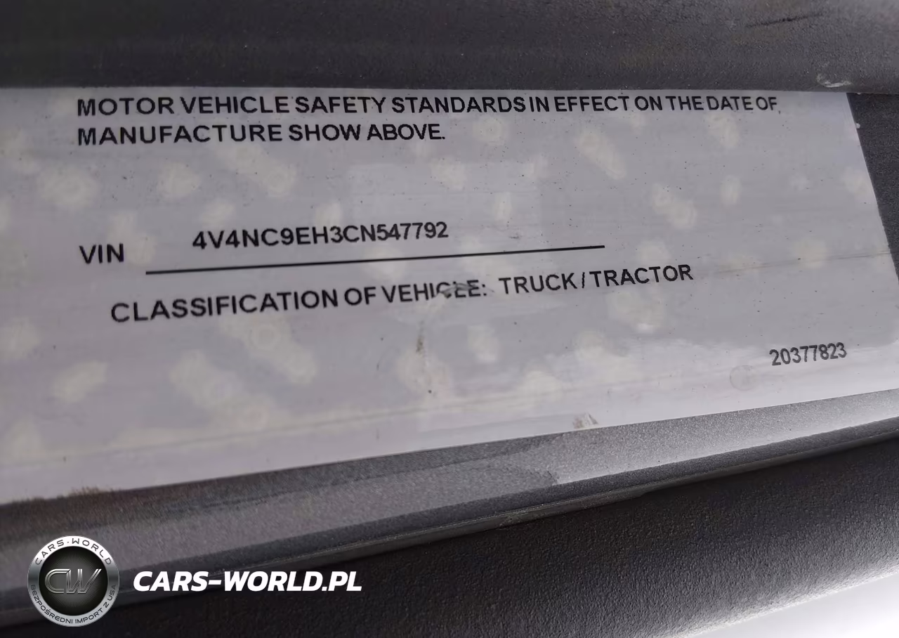 2012 Volvo Vn Vnl VIN:4V4NC9EH3CN547792 - 8