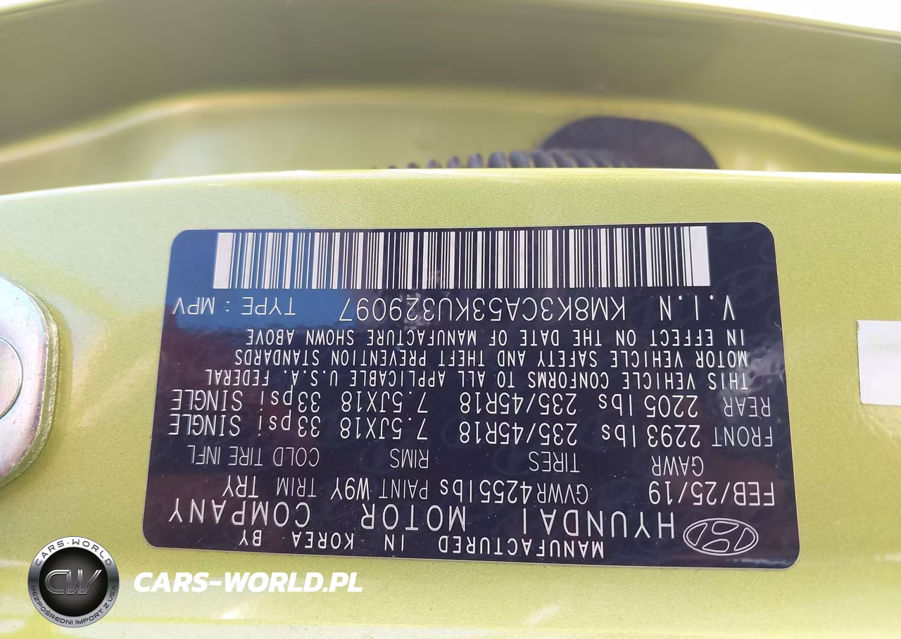 2019 Hyundai Kona Limited VIN:KM8K3CA53KU329097 - 9