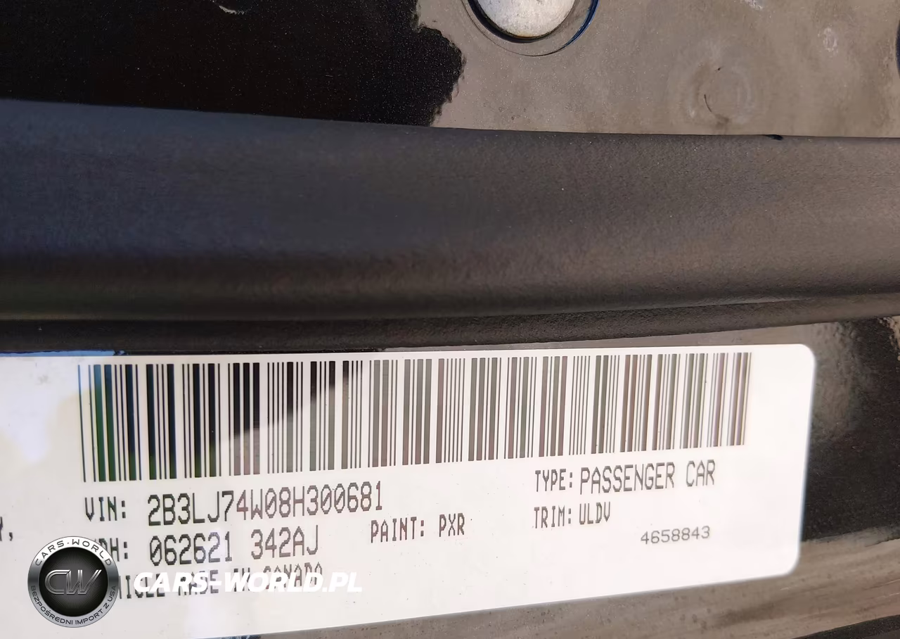2008 Dodge Challenger Srt8 VIN:2B3LJ74W08H300681 - 9