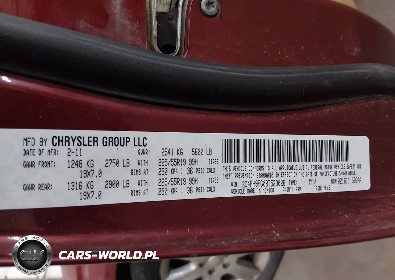 2011 Dodge Journey Lux VIN:3D4PH9FG0BT523026 - 9