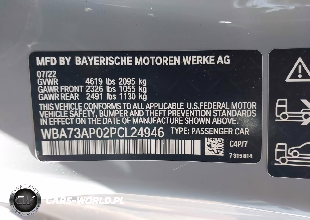 2023 BMW 430I xDrive VIN:WBA73AP02PCL24946 - 9