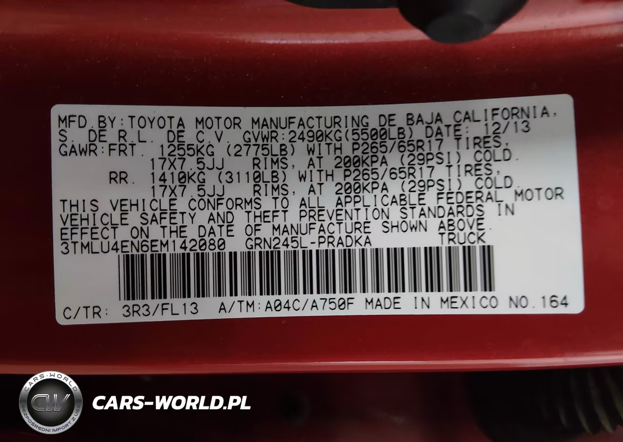 2014 Toyota Tacoma Base V6 VIN:3TMLU4EN6EM142080 - 9