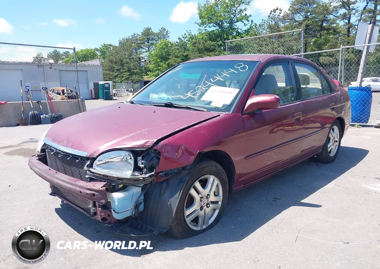 2003 Honda Civic Ex VIN:2HGES267X3H555569 - 2