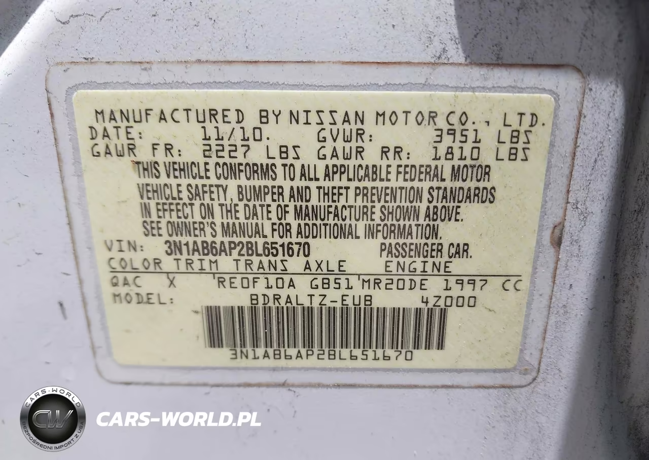 2011 Nissan Sentra 2.0Sr VIN:3N1AB6AP2BL651670 - 9