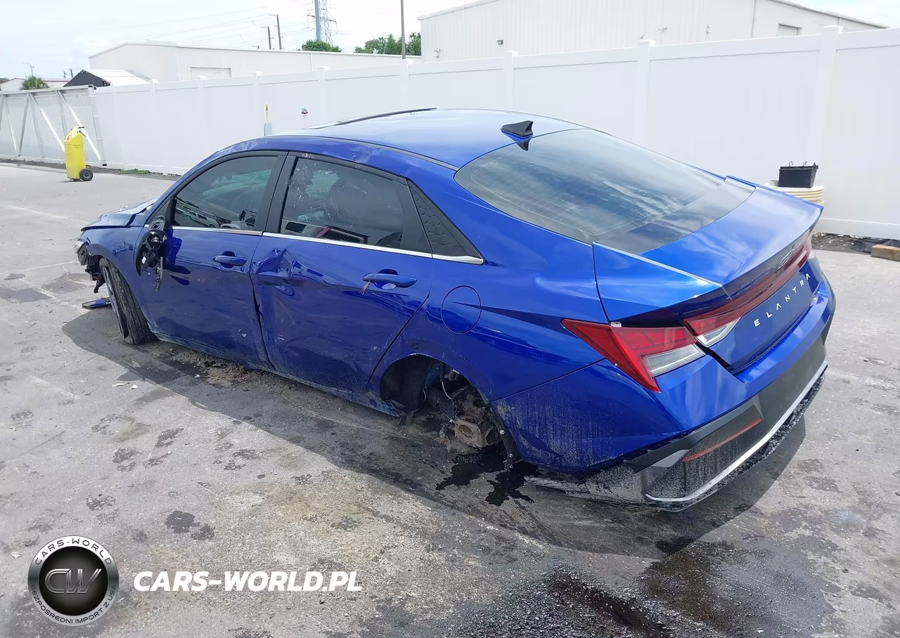 2024 Hyundai Elantra Sel VIN:KMHLS4DG0RU734550 - 3