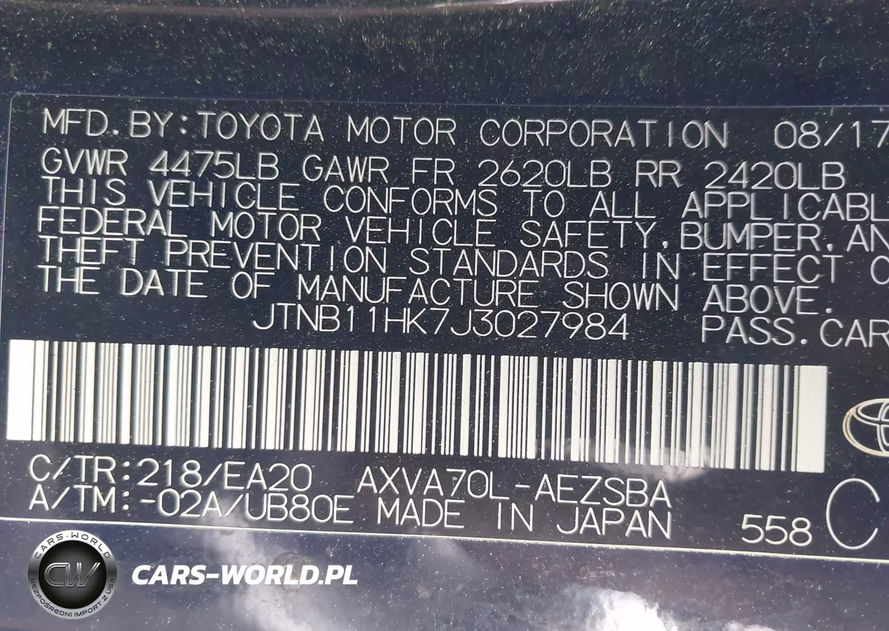 2018 Toyota Camry Se VIN:JTNB11HK7J3027984 - 9