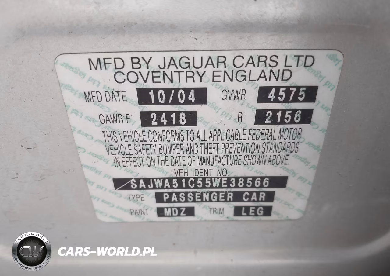2005 Jaguar X-Type 3.0 VIN:SAJWA51C55WE38566 - 9