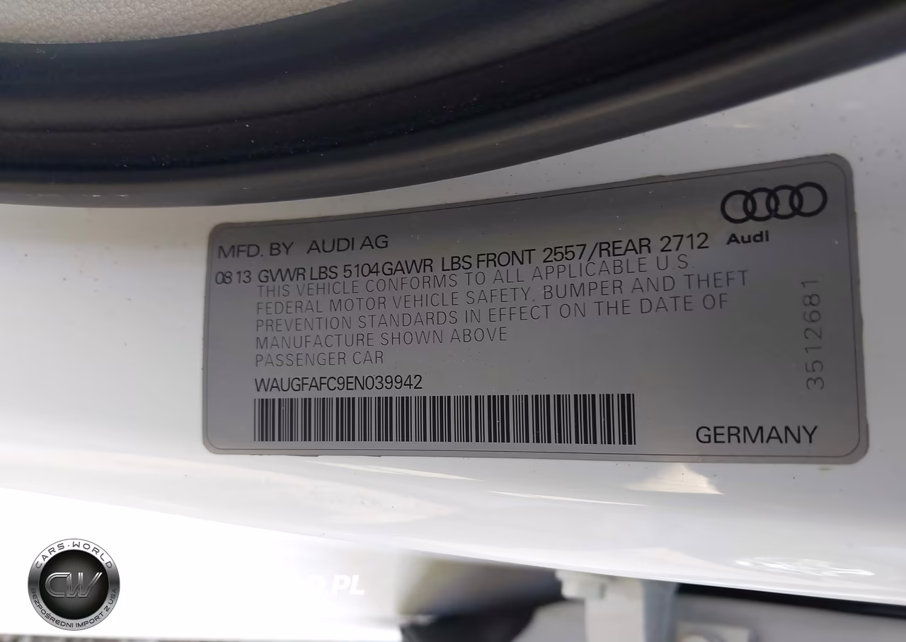 2014 Audi A6 2.0T Premium VIN:WAUGFAFC9EN039942 - 9