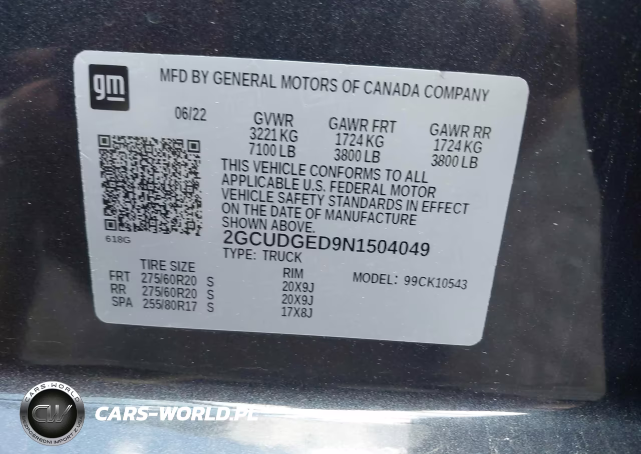 2022 Chevrolet Silverado 1500 4Wd Short Bed Ltz VIN:2GCUDGED9N1504049 - 9