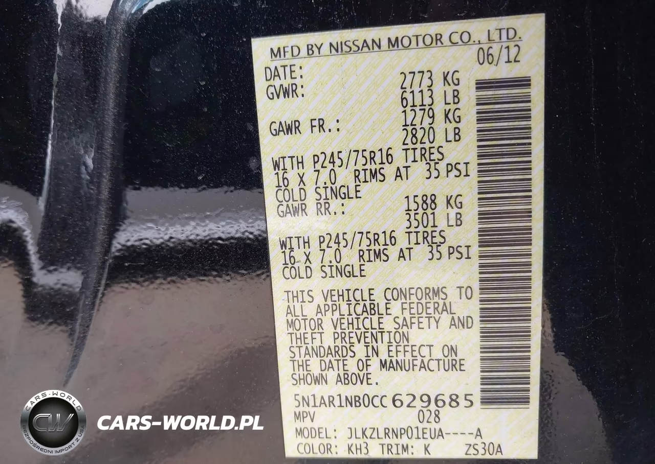 2012 Nissan Pathfinder S VIN:5N1AR1NB0CC629685 - 9