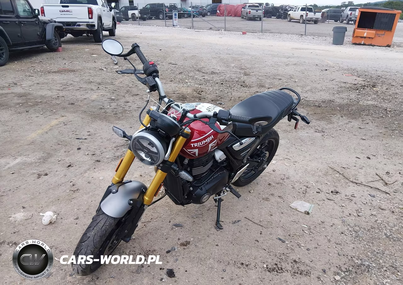 2024 Triumph Motorcycle Speed 400 VIN:SMTT127YXRNA22626 - 2