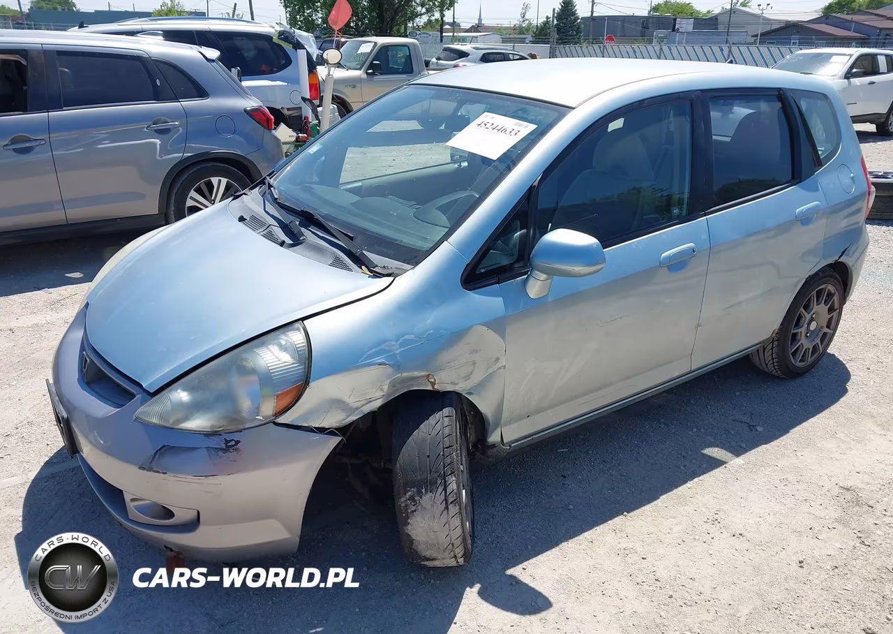2007 Honda Fit VIN:JHMGD38467S027373 - 2