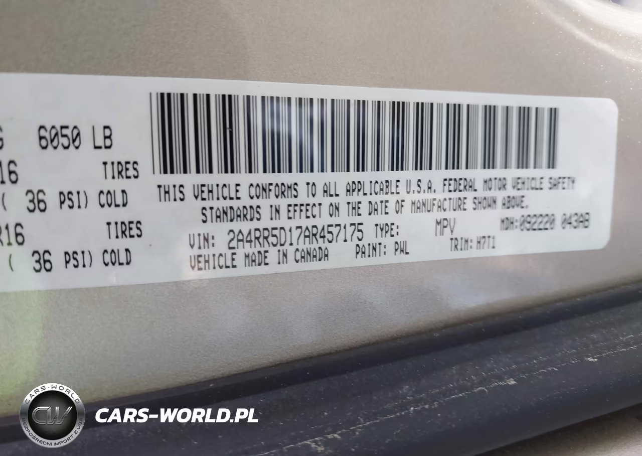 2010 Chrysler Town & Country Touring VIN:2A4RR5D17AR457175 - 9