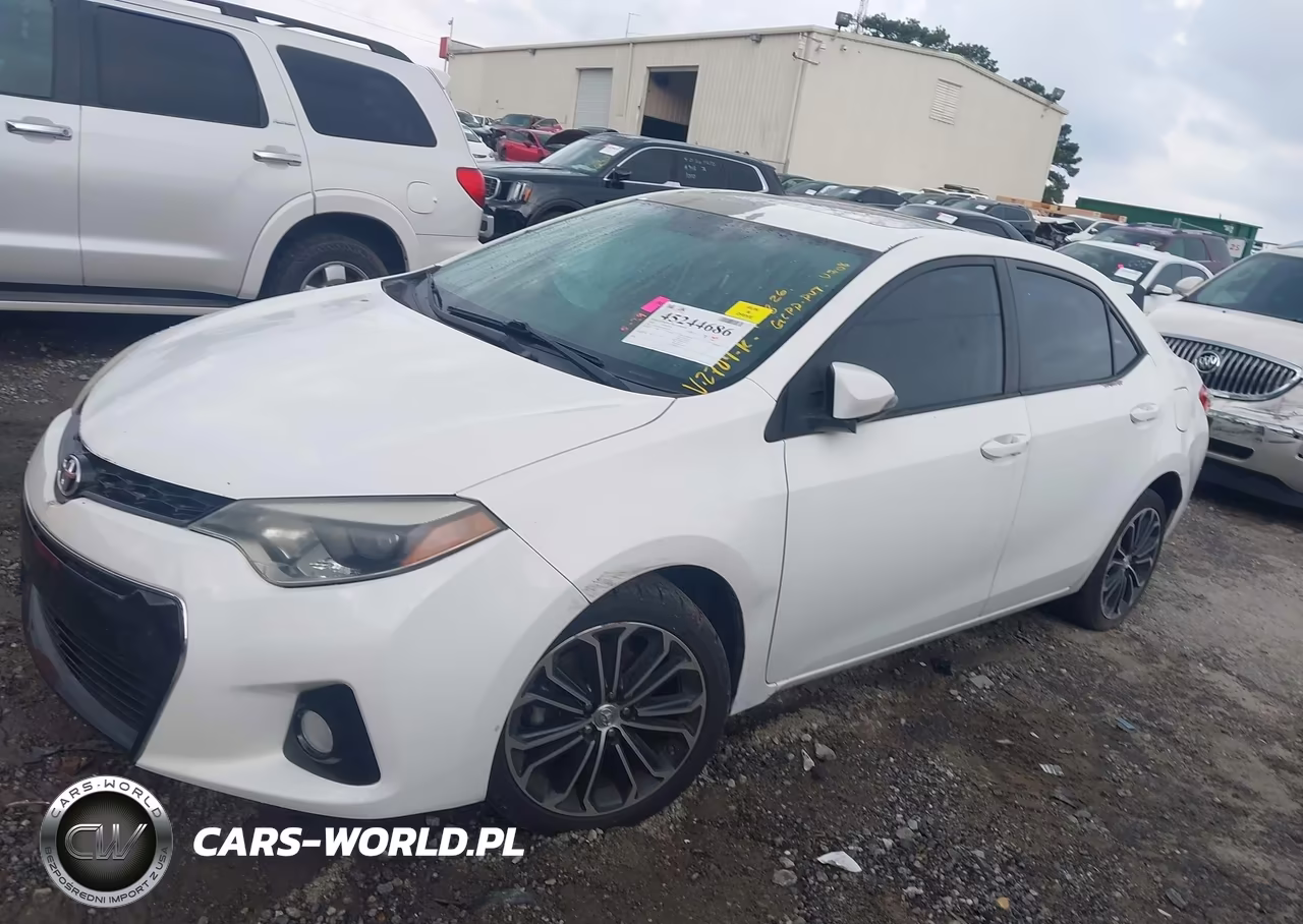 2014 Toyota Corolla S Plus VIN:5YFBURHEXEP122704 - 2