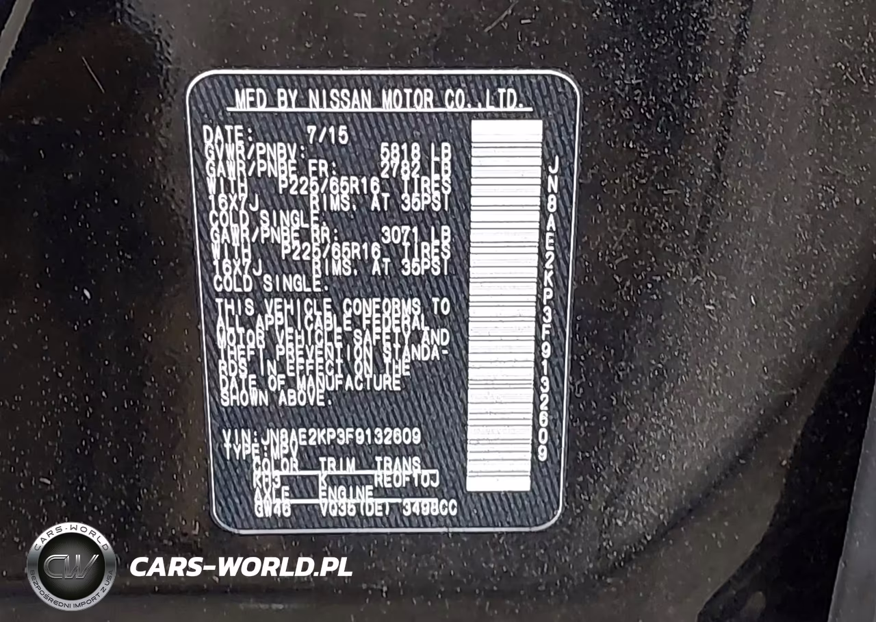 2015 Nissan Quest Platinum-S-Sl-Sv VIN:JN8AE2KP3F9132609 - 9