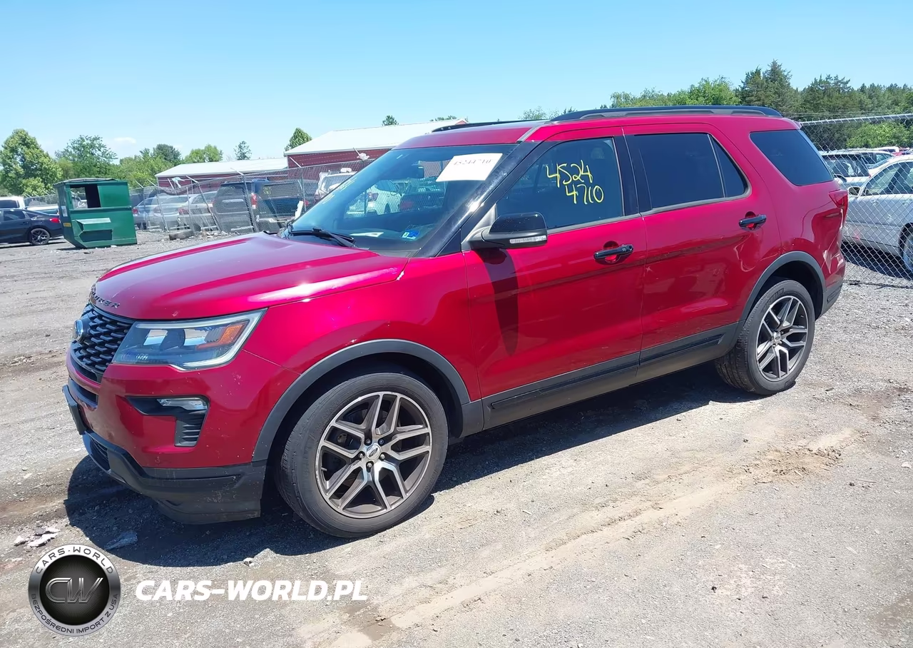 2018 Ford Explorer Sport VIN:1FM5K8GT3JGC64607 - 2