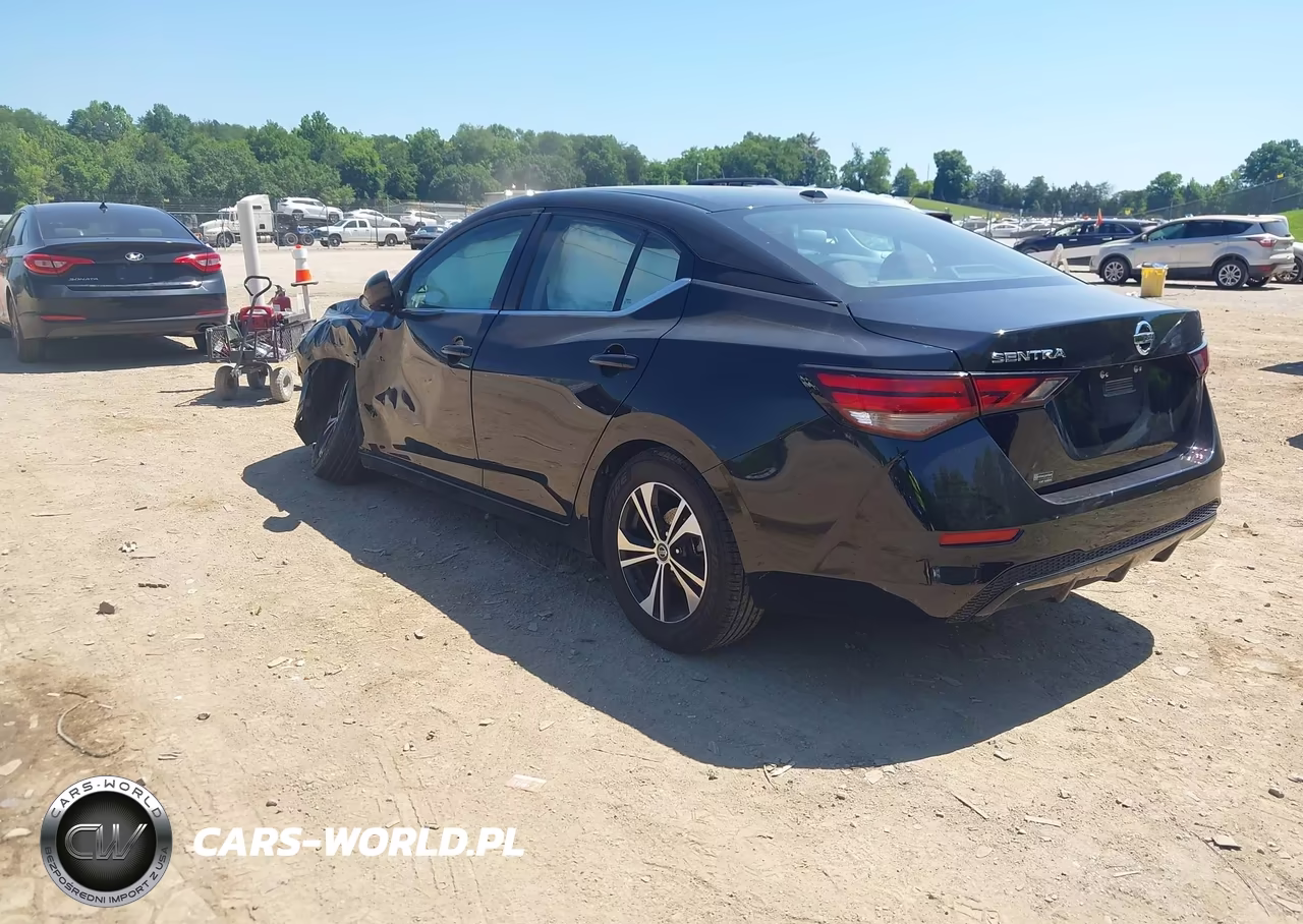 2021 Nissan Sentra Sv Xtronic Cvt VIN:3N1AB8CV7MY269115 - 3