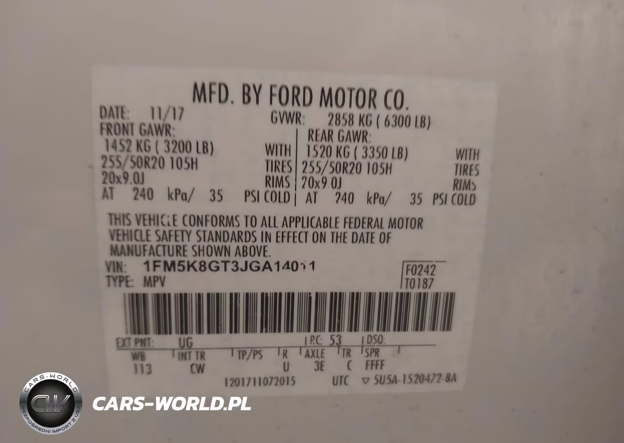 2018 Ford Explorer Sport VIN:1FM5K8GT3JGA14011 - 9