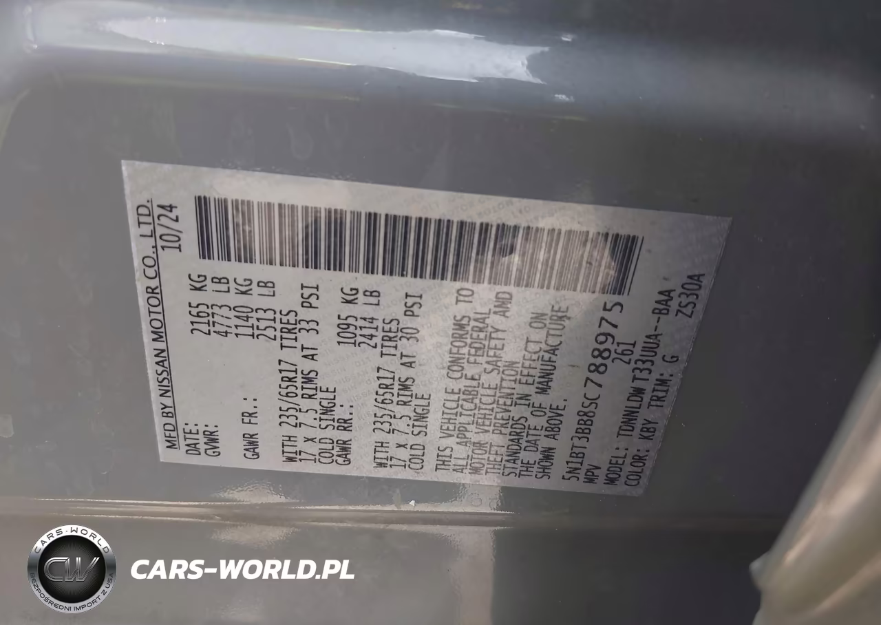 2025 Nissan Rogue Rock Creek VIN:5N1BT3BB8SC788975 - 9