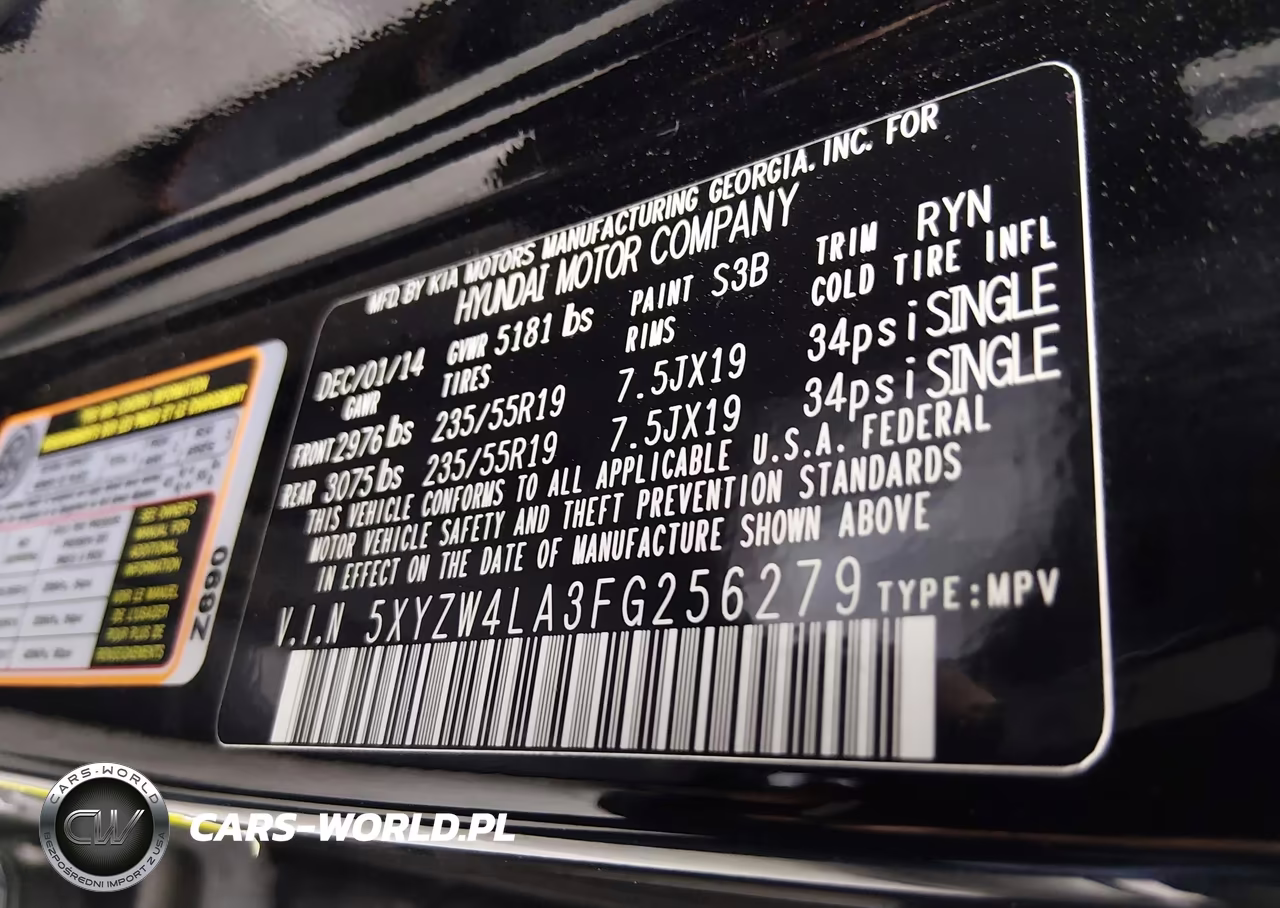 2015 Hyundai Santa Fe Sport 2.0L Turbo VIN:5XYZW4LA3FG256279 - 9