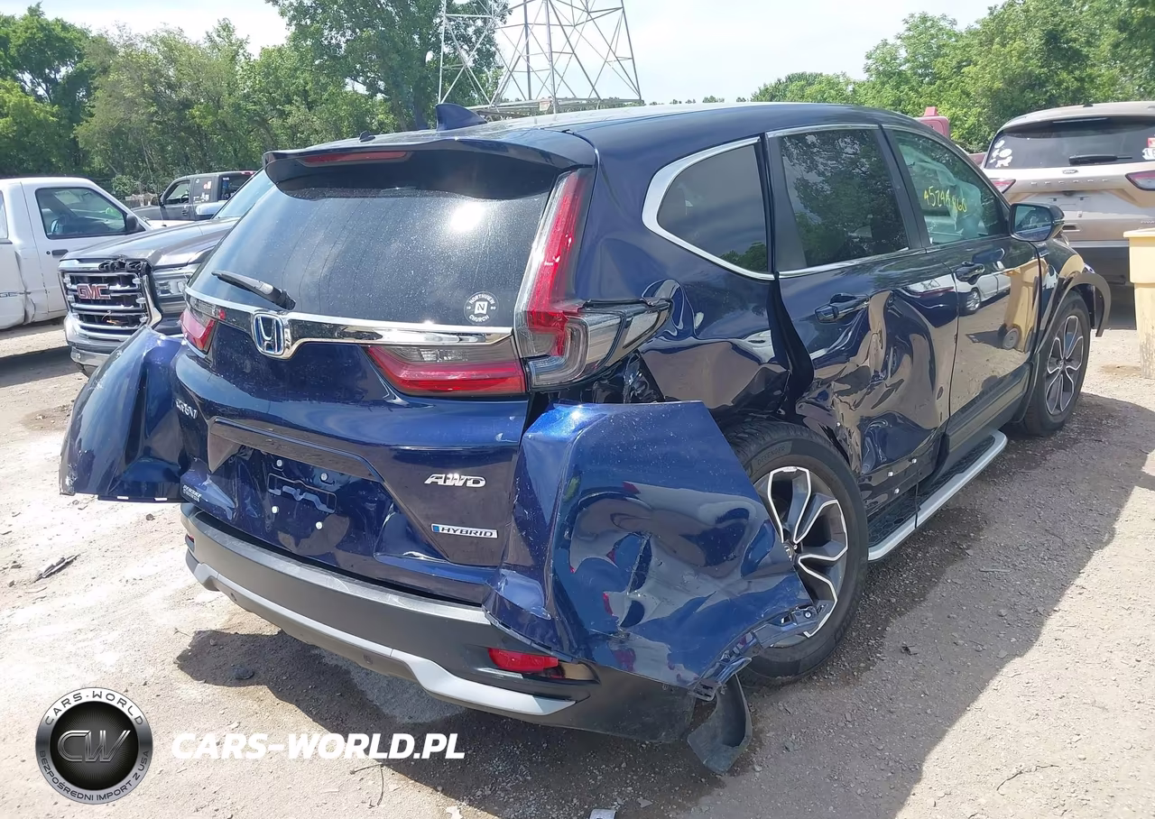 2020 Honda Cr-V Hybrid Ex-L VIN:7FART6H86LE004706 - 4