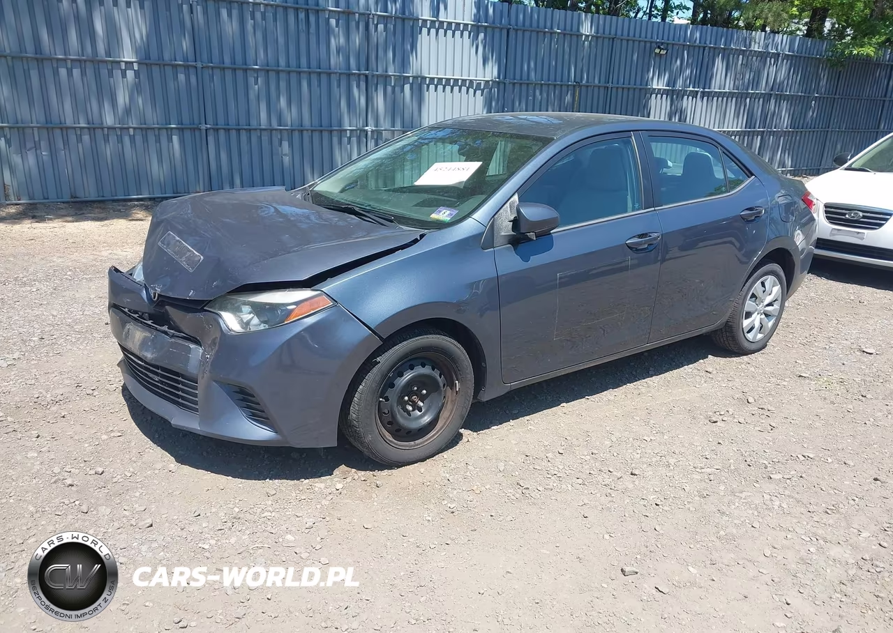 2015 Toyota Corolla Le VIN:2T1BURHE7FC475354 - 2