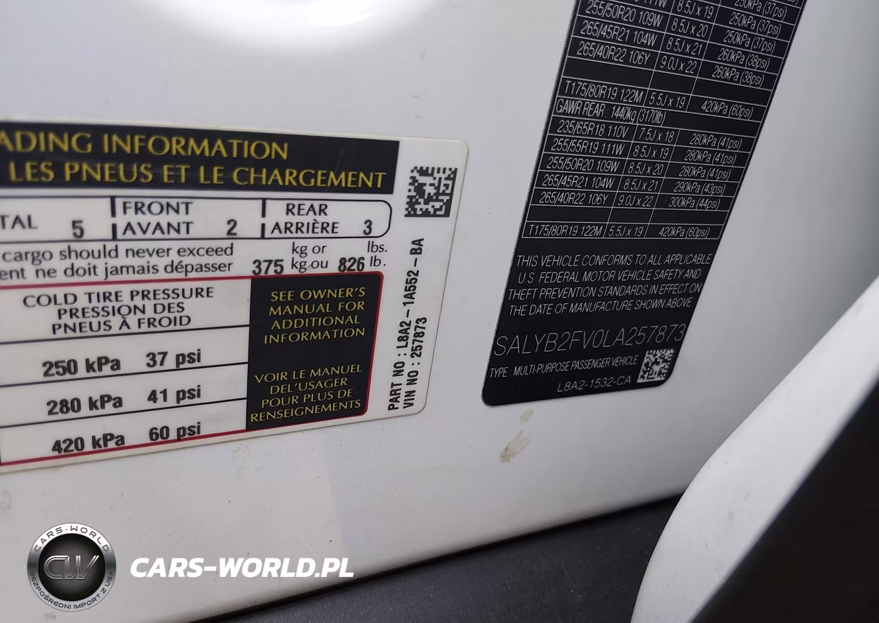 2020 Land Rover Range Rover Velar P340 S VIN:SALYB2FV0LA257873 - 9