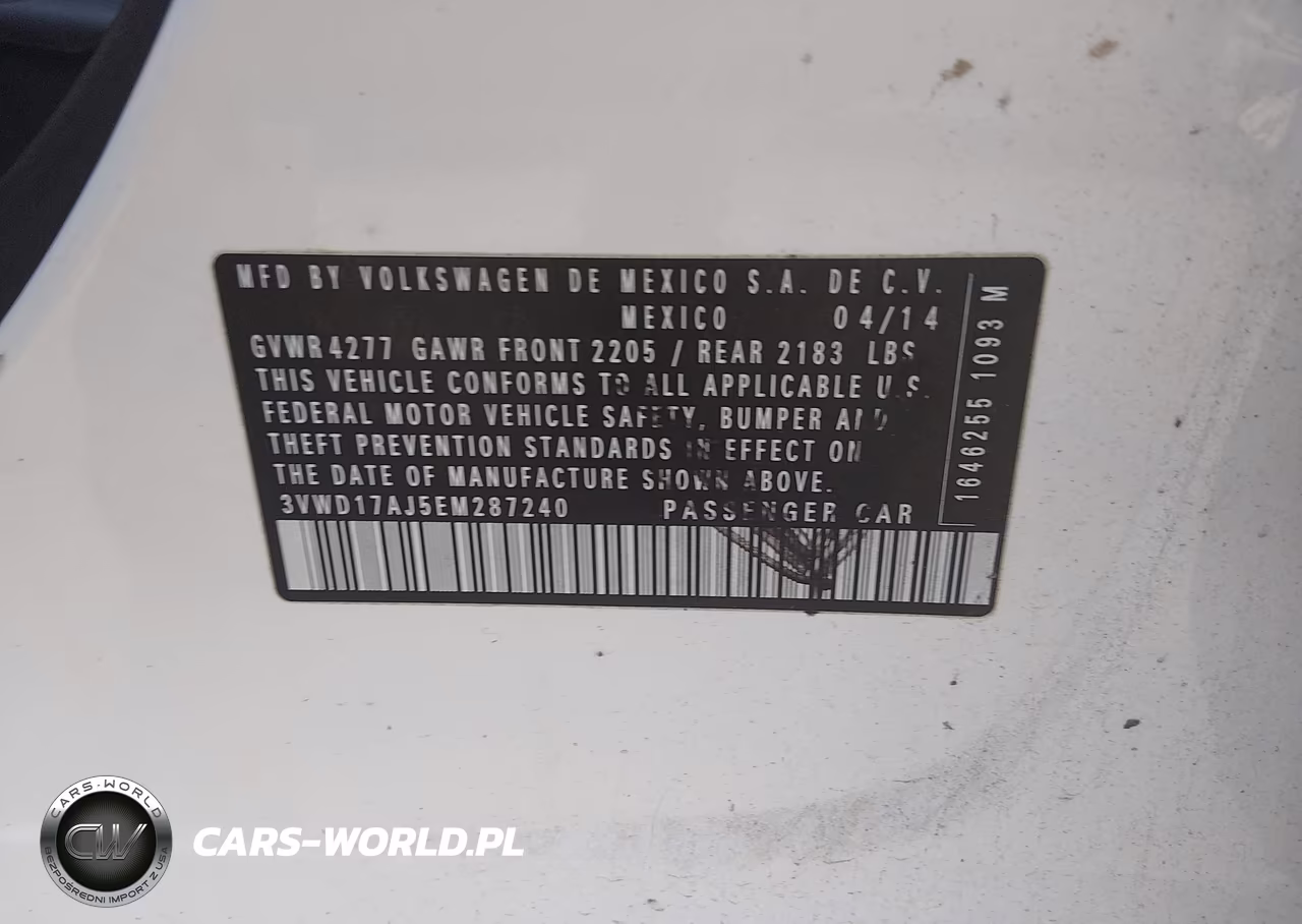 2014 Volkswagen Jetta 1.8T Se VIN:3VWD17AJ5EM287240 - 9