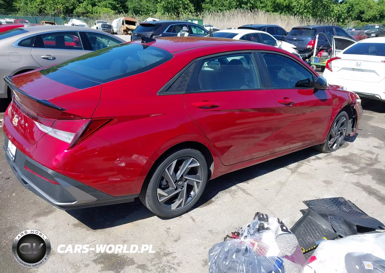 2025 Hyundai Elantra Sel Sport VIN:KMHLM4DG3SU056313 - 4