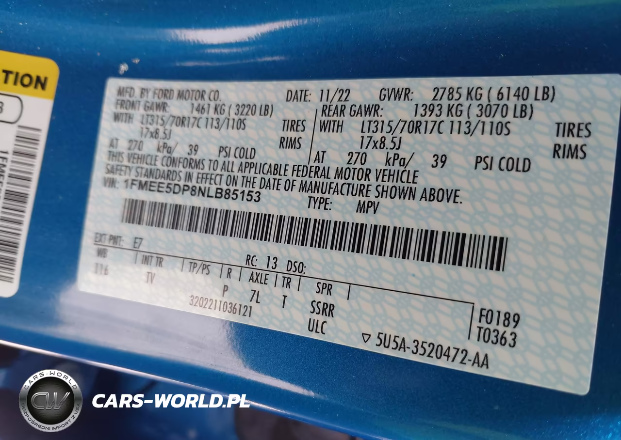 2022 Ford Bronco Wildtrak VIN:1FMEE5DP8NLB85153 - 9