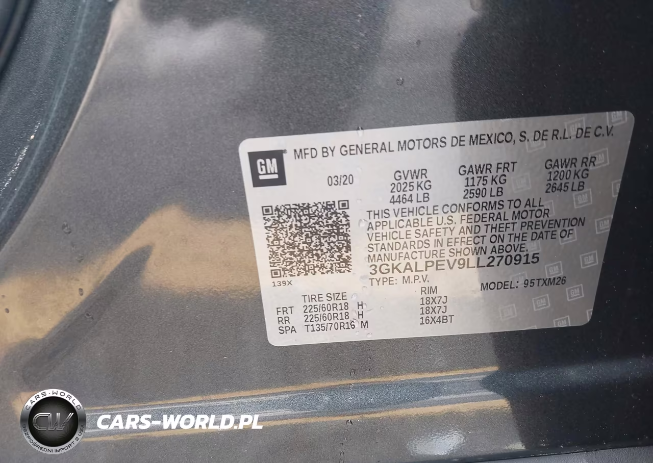 2020 GMC Terrain Fwd Slt VIN:3GKALPEV9LL270915 - 9