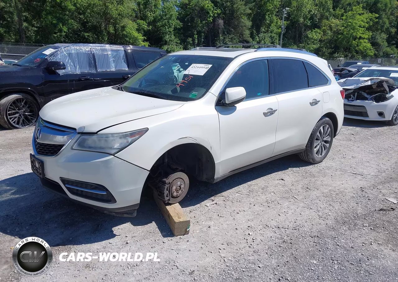 2016 Acura Mdx Technology Entertainment Packages-Technology, Entertainment Acurawatch Plus Packages VIN:5FRYD4H62GB010224 - 2