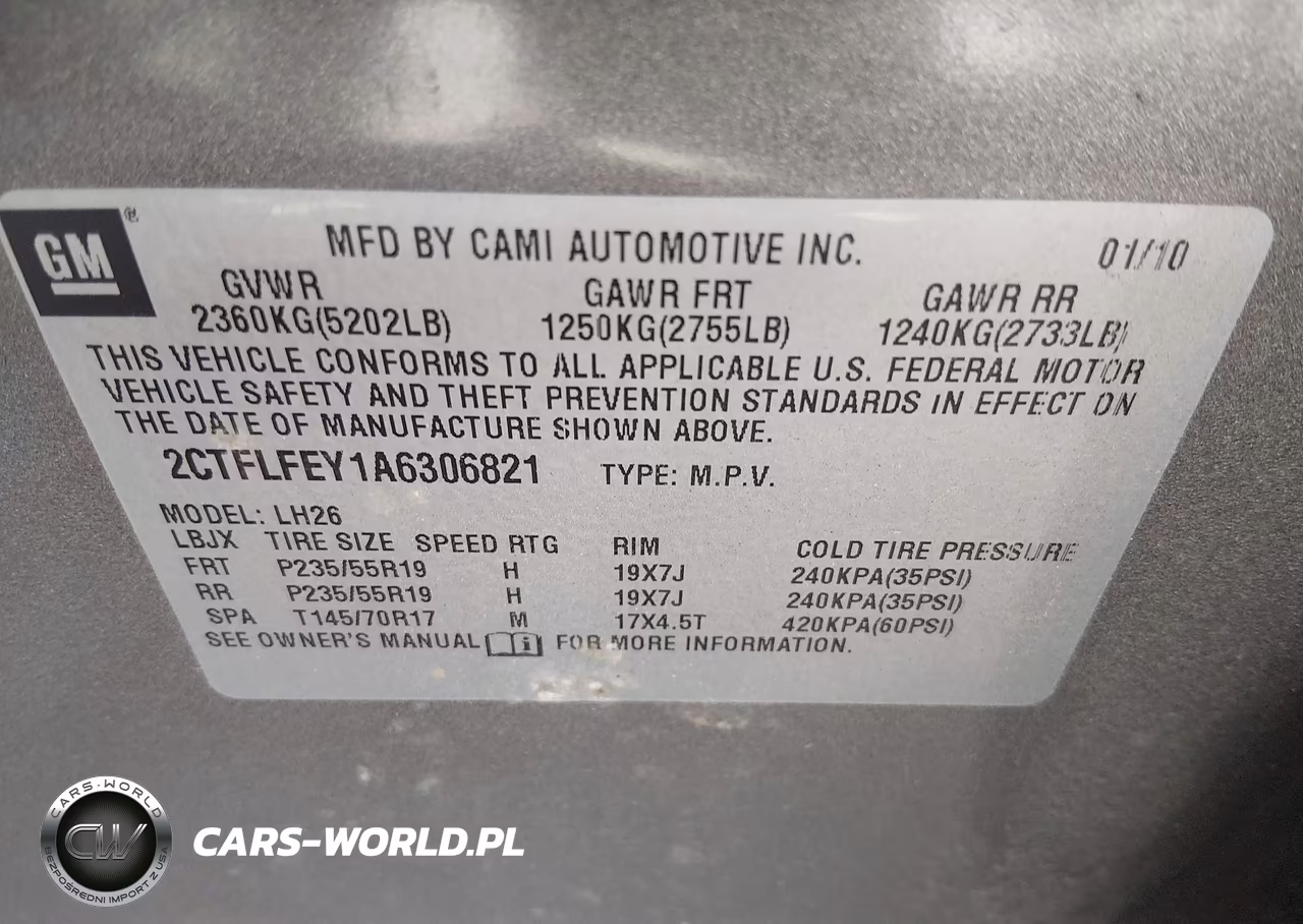 2010 GMC Terrain Slt-1 VIN:2CTFLFEY1A6306821 - 9