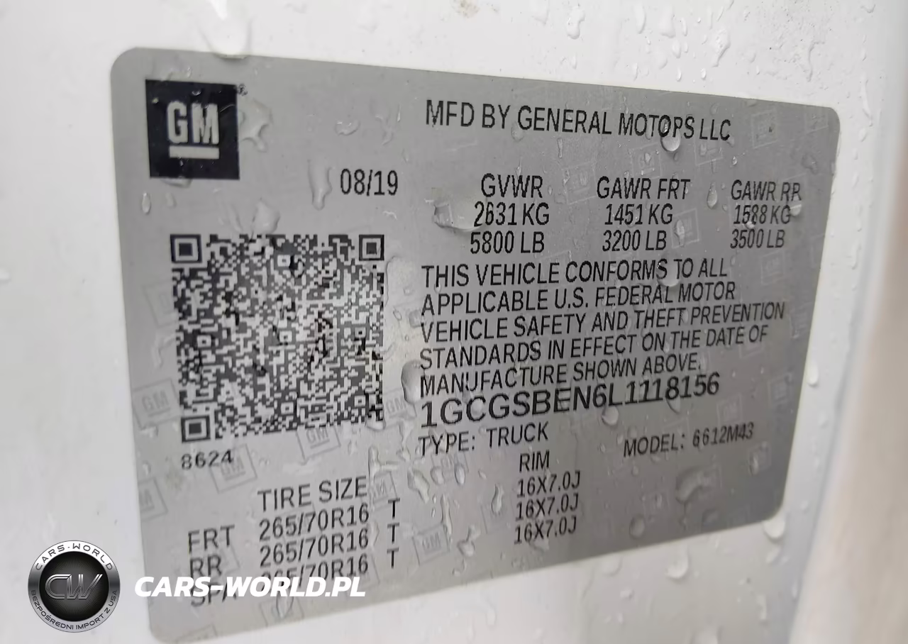 2020 Chevrolet Colorado 2Wd Short Box Wt VIN:1GCGSBEN6L1118156 - 9