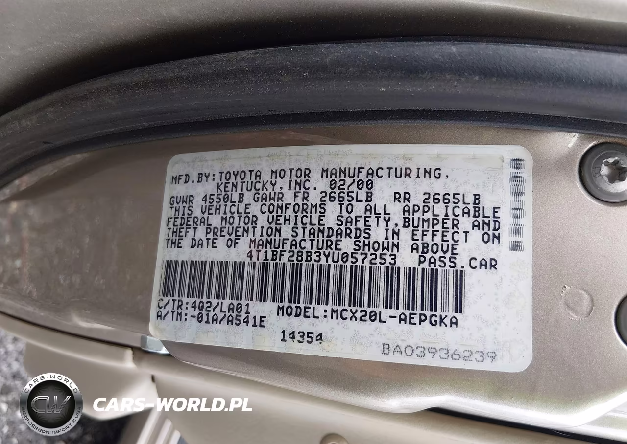 2000 Toyota Avalon Xls VIN:4T1BF28B3YU057253 - 9