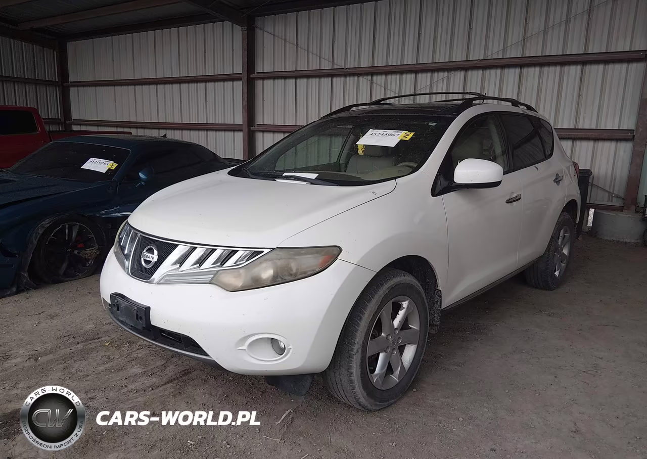 2009 Nissan Murano Sl VIN:JN8AZ18W59W127723 - 2