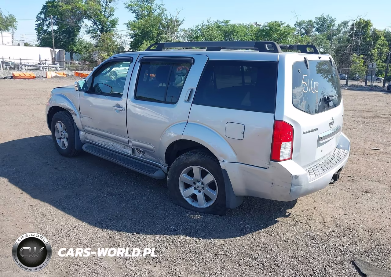 2008 Nissan Pathfinder Se VIN:5N1AR18BX8C625906 - 3