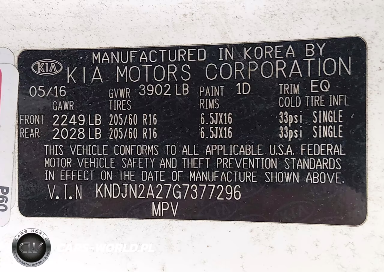 2016 Kia Soul VIN:KNDJN2A27G7377296 - 9