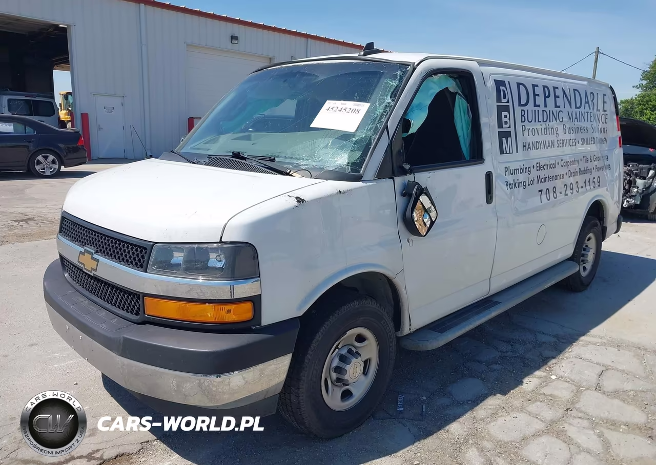 2022 Chevrolet Express Cargo Rwd 2500 Regular Wheelbase Wt VIN:1GCWGAFP0N1195499 - 2