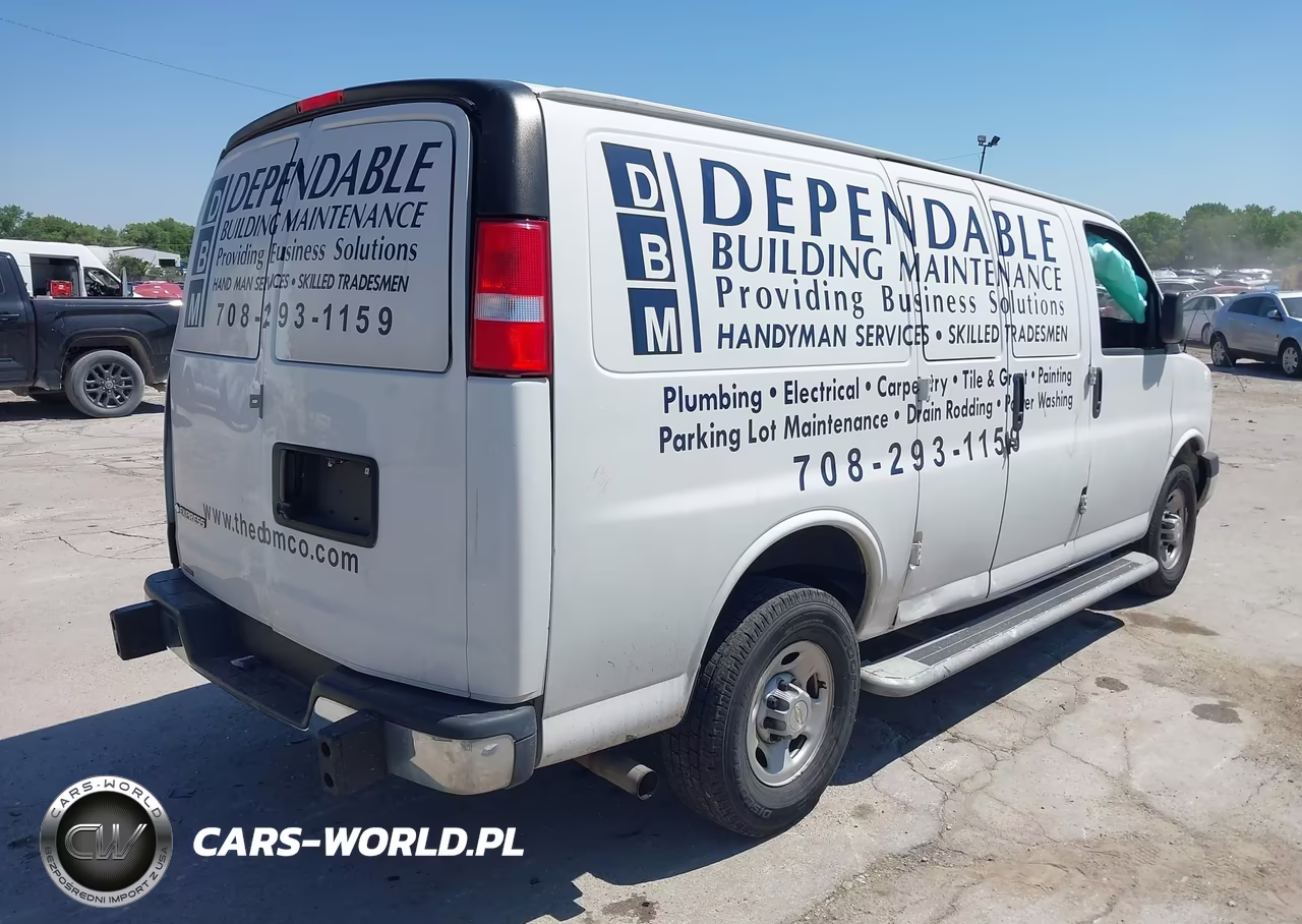 2022 Chevrolet Express Cargo Rwd 2500 Regular Wheelbase Wt VIN:1GCWGAFP0N1195499 - 4