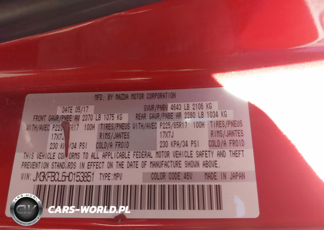 2017 Mazda Cx-5 Touring VIN:JM3KFBCL6H0153851 - 9
