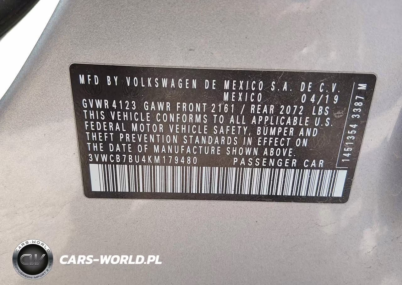 2019 Volkswagen Jetta 1.4T R-Line-1.4T S-1.4T Se VIN:3VWCB7BU4KM179480 - 9