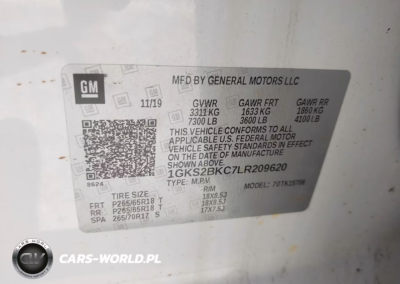 2020 GMC Yukon 4Wd Slt VIN:1GKS2BKC7LR209620 - 9