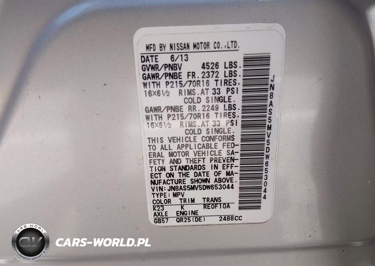2013 Nissan Rogue S VIN:JN8AS5MV5DW653044 - 9