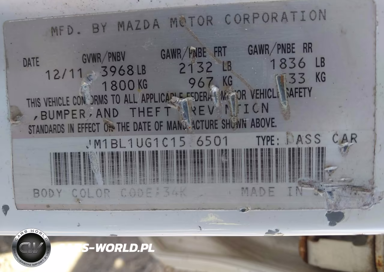 2012 Mazda Mazda3 I Sport VIN:JM1BL1UG1C1576501 - 9