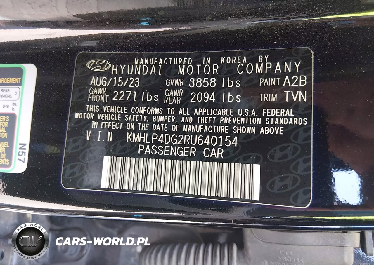 2024 Hyundai Elantra Limited VIN:KMHLP4DG2RU640154 - 9