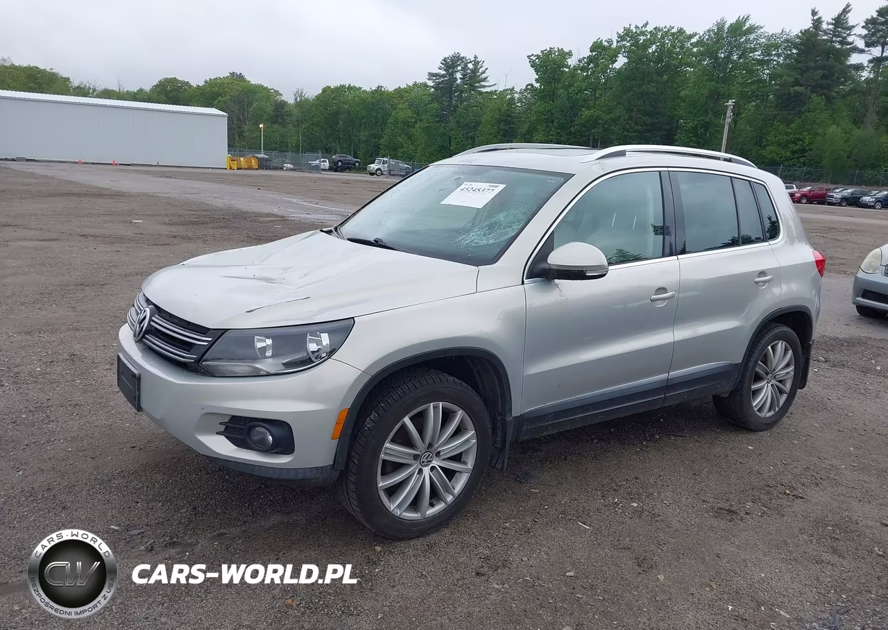 2013 Volkswagen Tiguan Se VIN:WVGBV7AX7DW540104 - 2