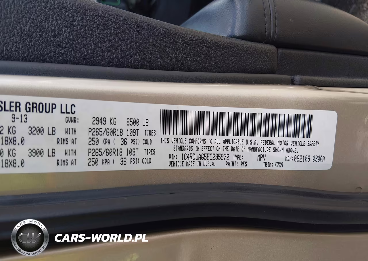 2014 Dodge Durango Sxt VIN:1C4RDJAG5EC295972 - 9